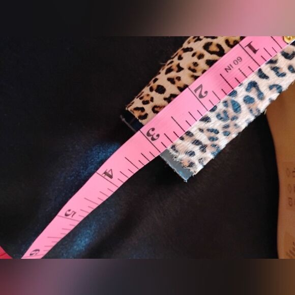 animal print shoes chunky heels pumps leopard print - Picture 6 of 7